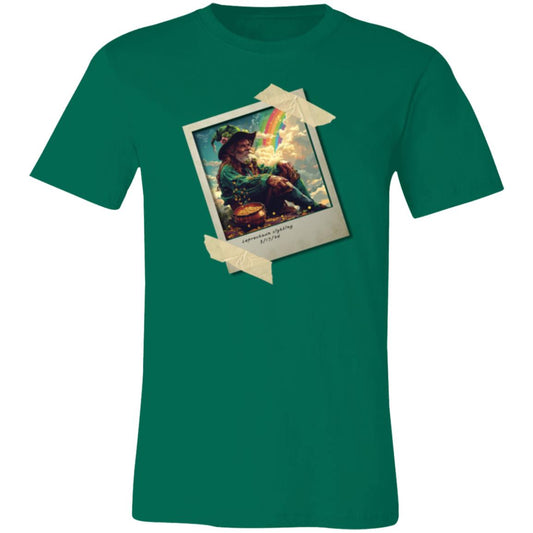 "Leprechaun's Gold"  Snapshot Graphic, Unisex Jersey Short-Sleeve T-Shirt. Great Tee To  Wear Anytime Of The Year-But-Especially St. Patrick's Day.