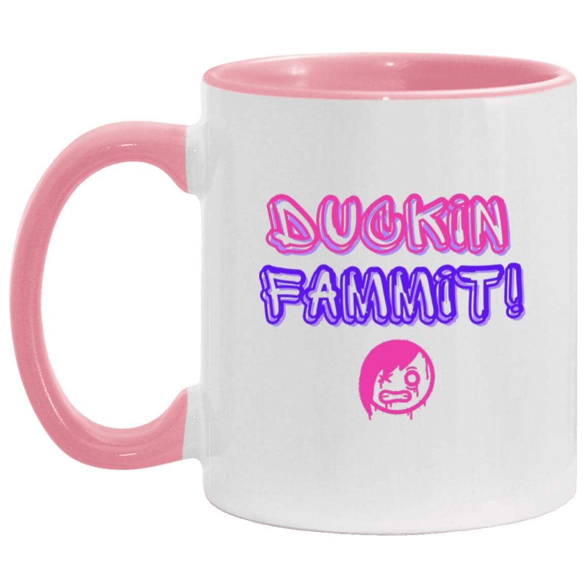 " DUCKIN FAMMIT" Graffiti style 11 oz Mug
