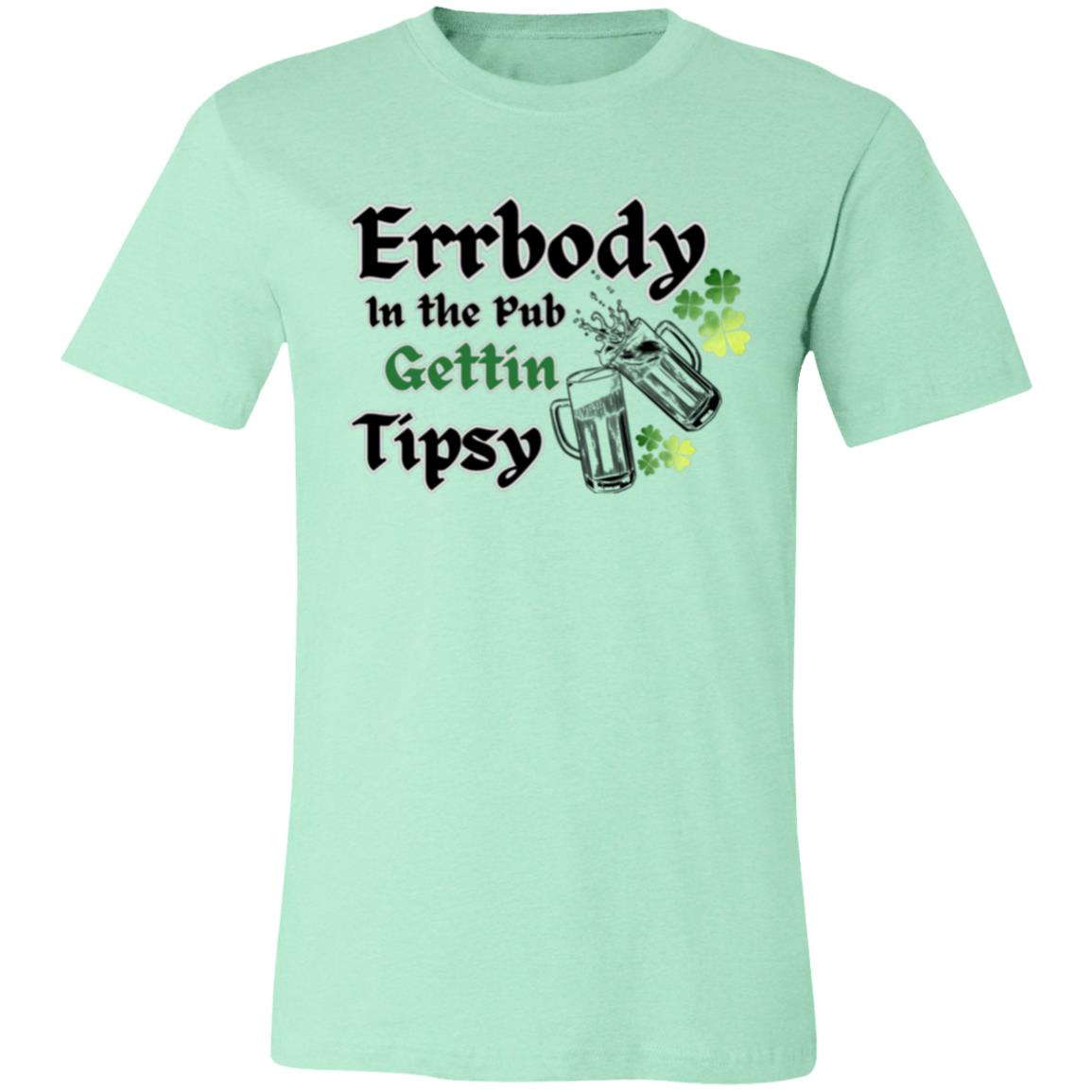 "Errbody In the Pub" Unisex Jersey T-Shirt, (Darker Graphic Design Version)