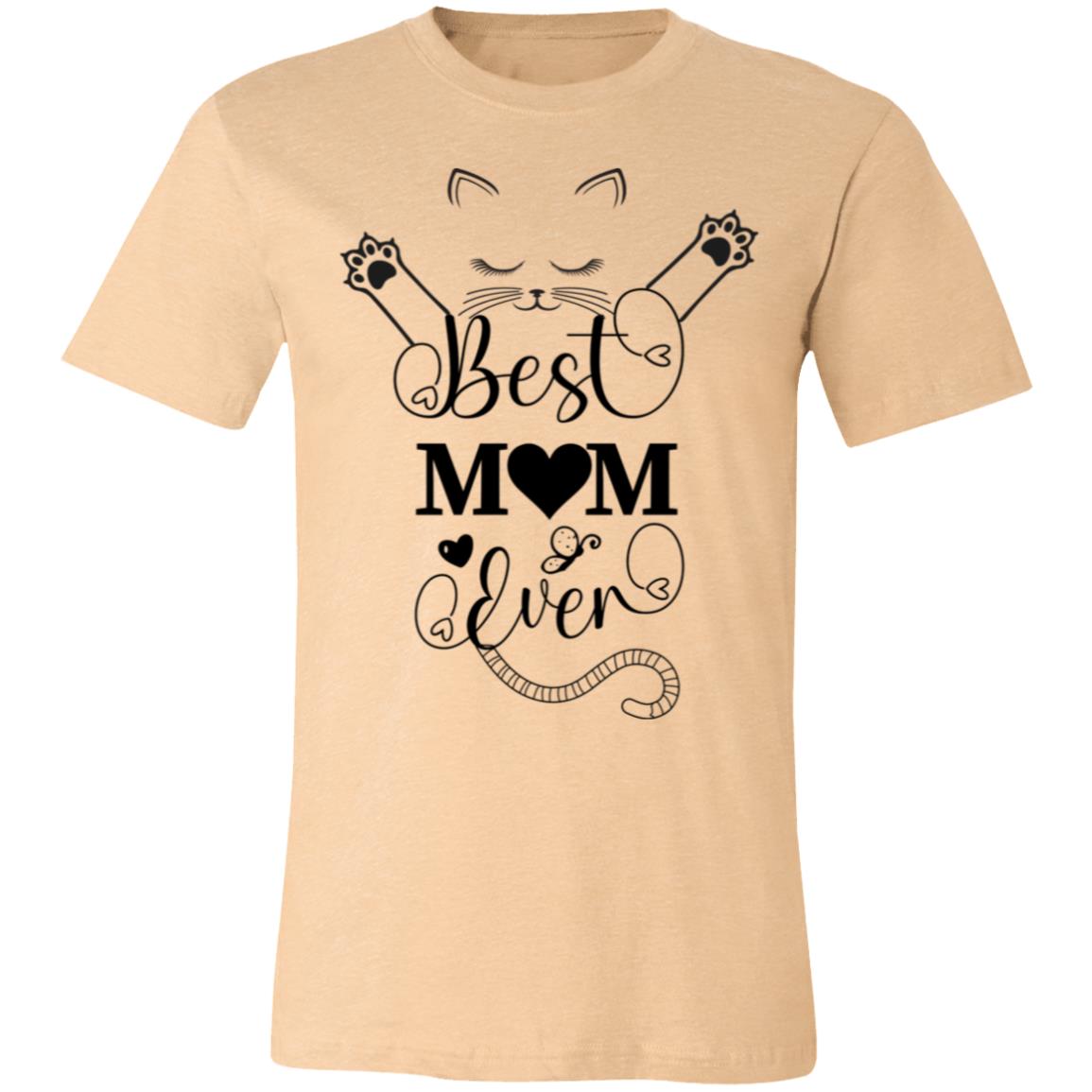 "Best Mom Ever"-Cat Mom T-shirt