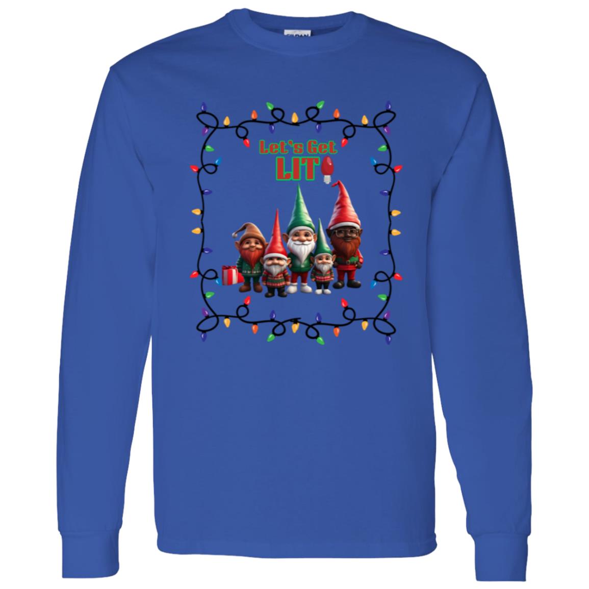 "Let's Get LIT!3" Men's Long Sleeve T-Shirt