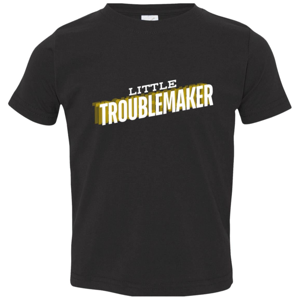 " Little Troublemaker" Toddler Jersey T-Shirt