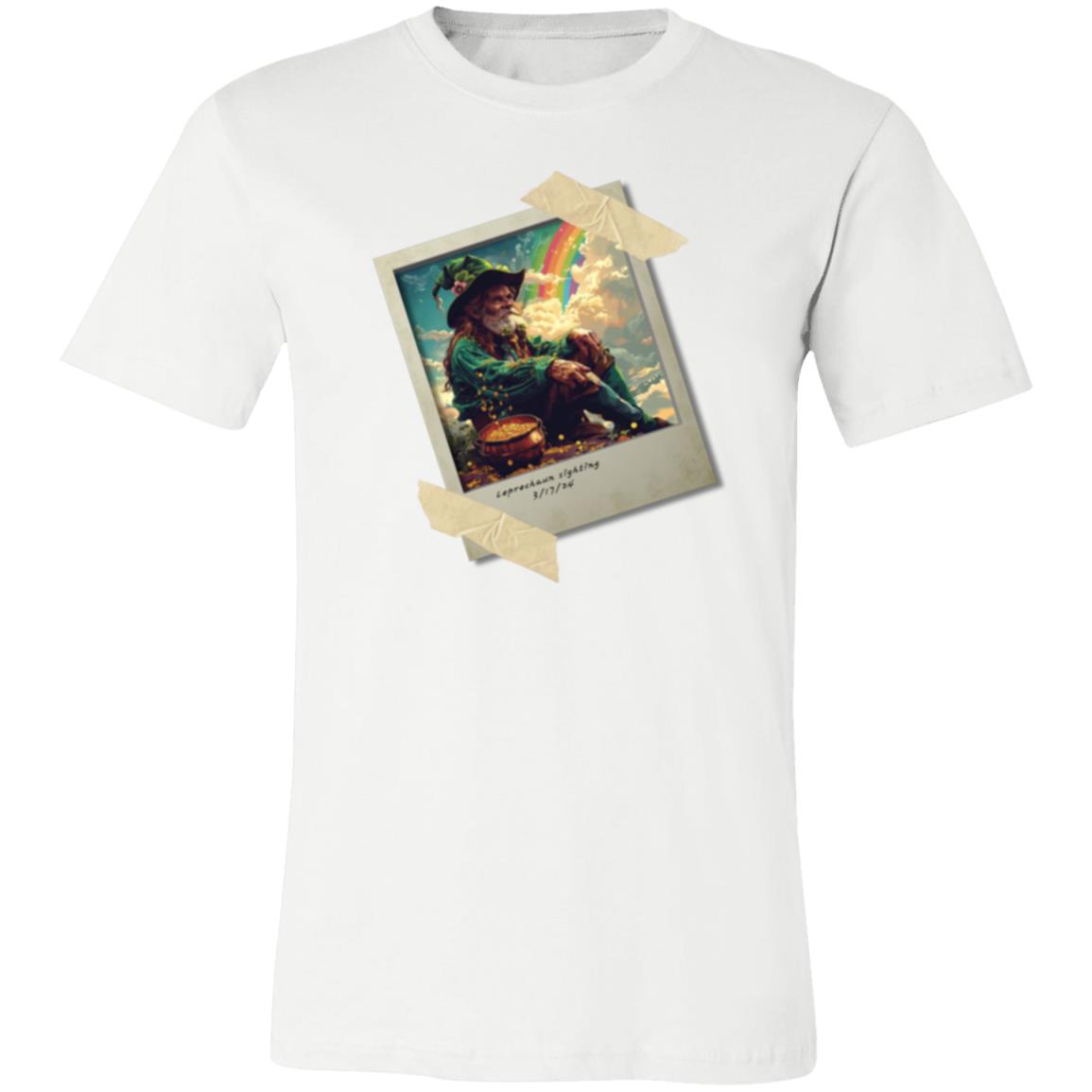 "Leprechaun's Gold"  Snapshot Graphic, Unisex Jersey Short-Sleeve T-Shirt. Great Tee To  Wear Anytime Of The Year-But-Especially St. Patrick's Day.