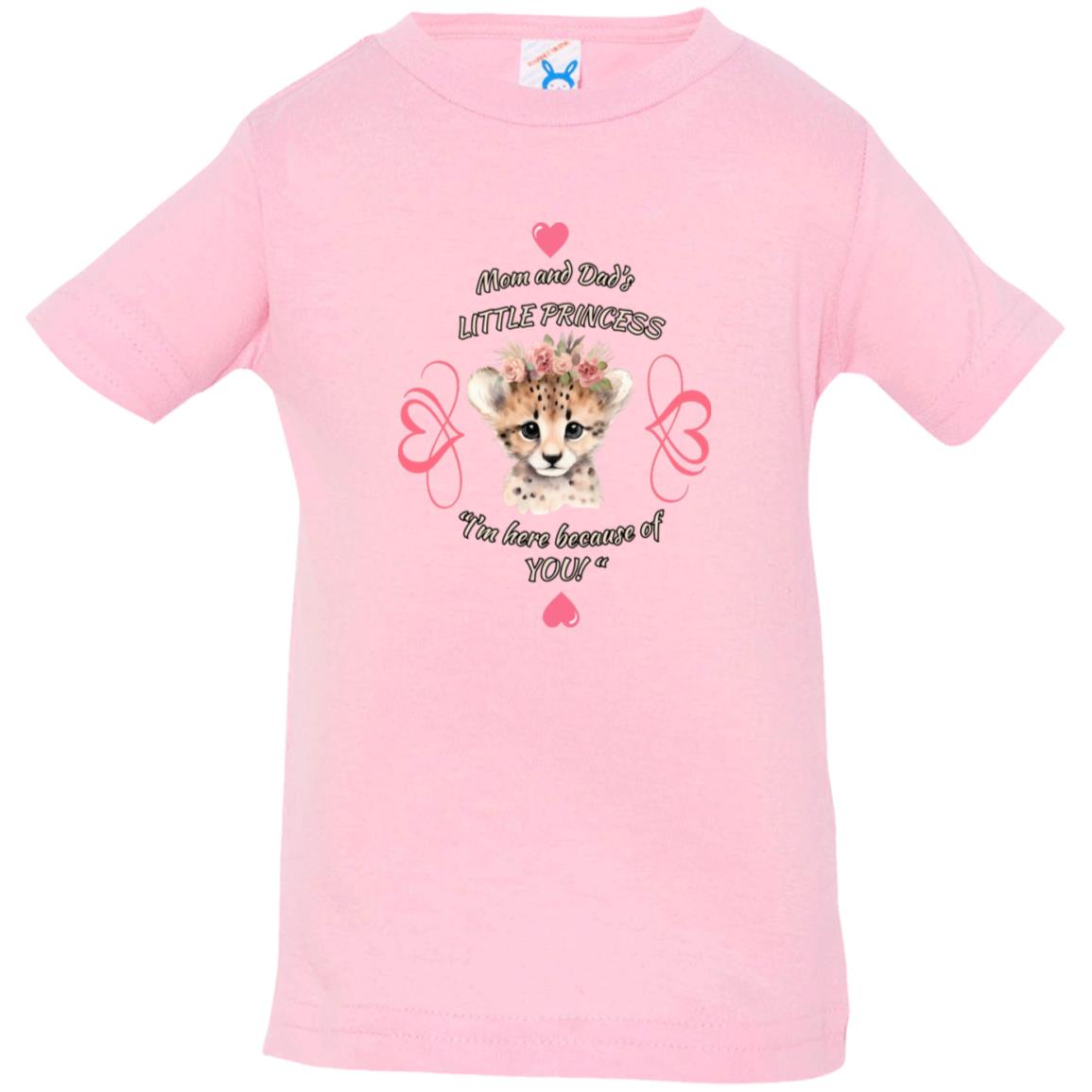 "Mom and Dad's Little Princess", Infant Jersey T-Shirt