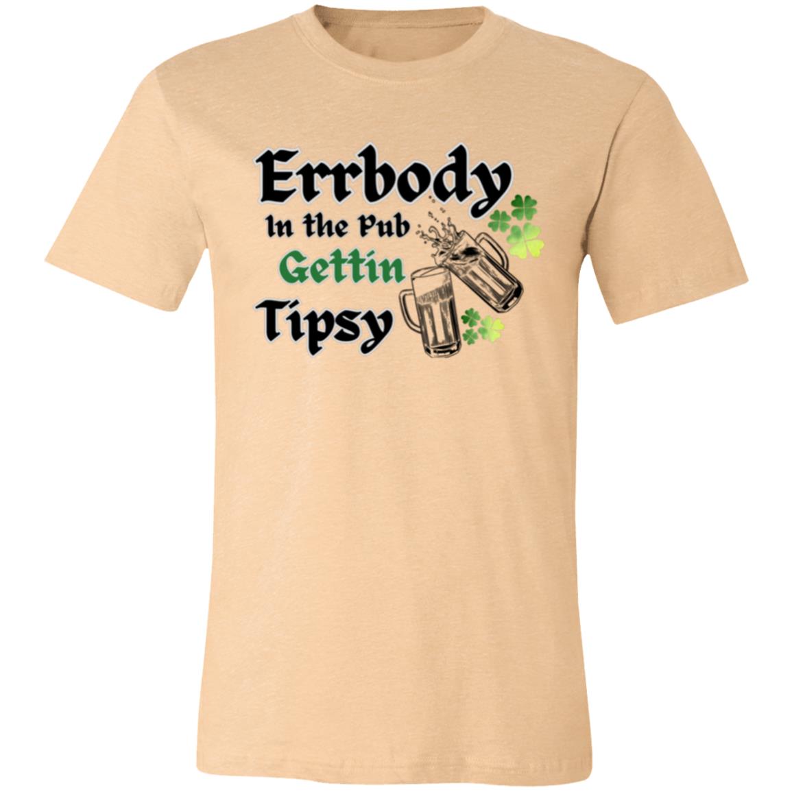 "Errbody In the Pub" Unisex Jersey T-Shirt, (Darker Graphic Design Version)