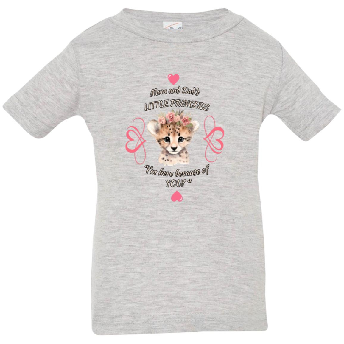 "Mom and Dad's Little Princess", Infant Jersey T-Shirt