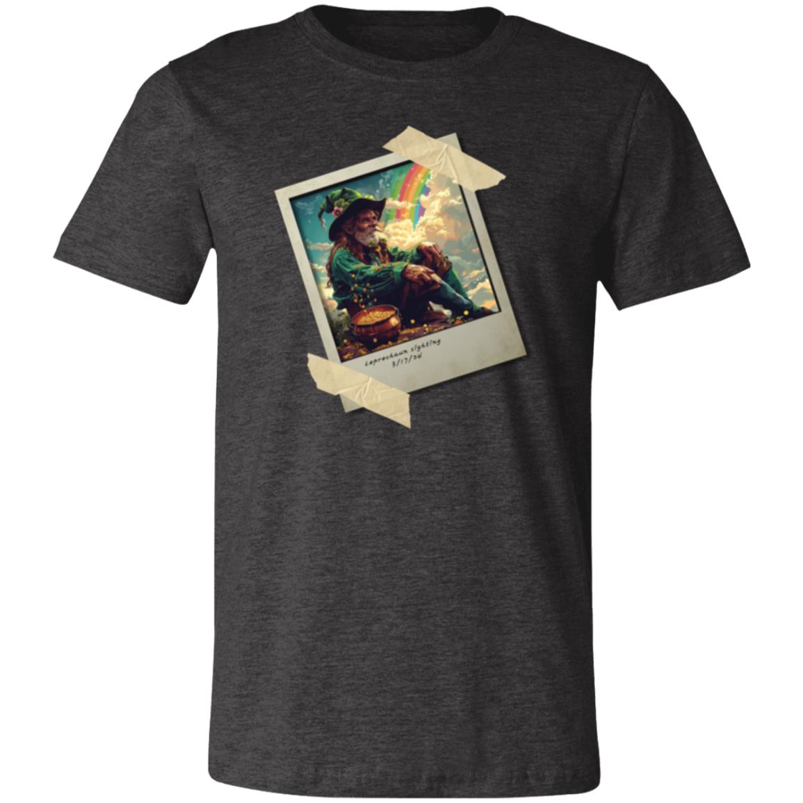 "Leprechaun's Gold"  Snapshot Graphic, Unisex Jersey Short-Sleeve T-Shirt. Great Tee To  Wear Anytime Of The Year-But-Especially St. Patrick's Day.