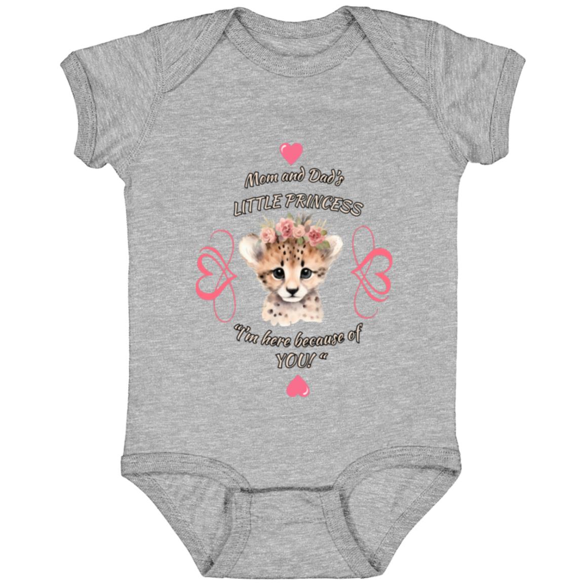 "Mom and Dad's Little Princess", Infant Jersey Bodysuit
