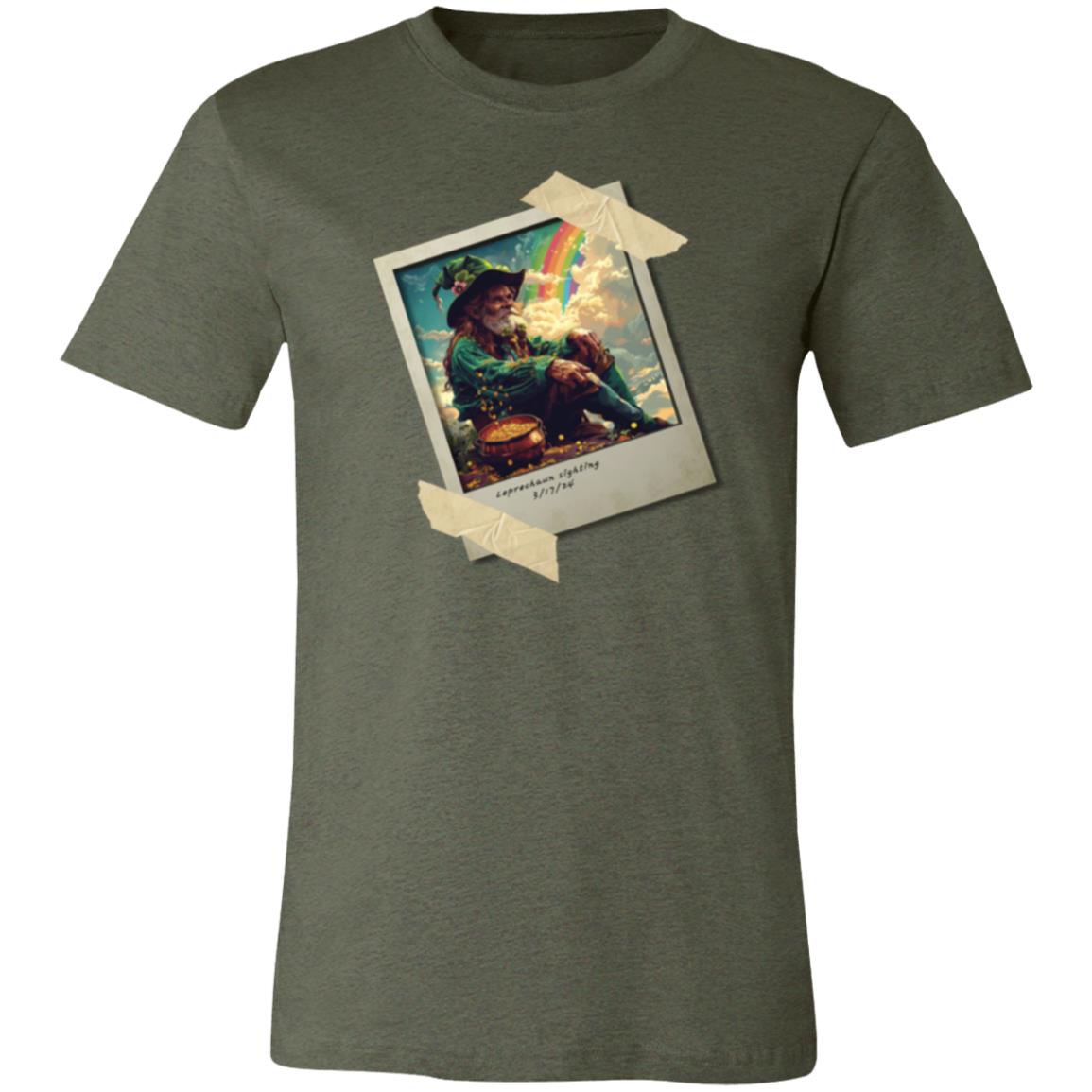 "Leprechaun's Gold"  Snapshot Graphic, Unisex Jersey Short-Sleeve T-Shirt. Great Tee To  Wear Anytime Of The Year-But-Especially St. Patrick's Day.