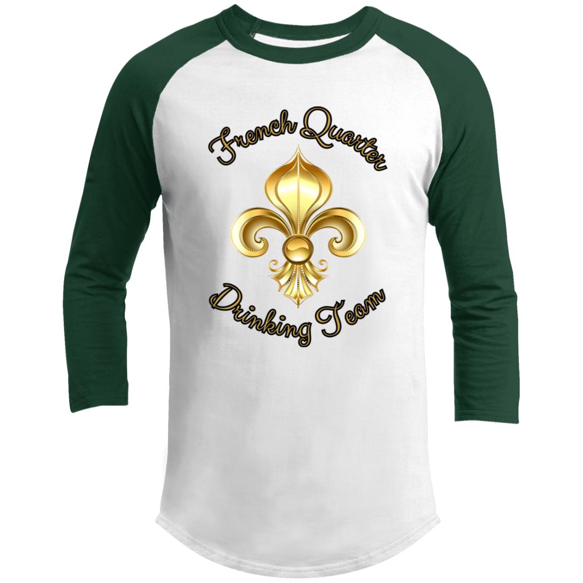 French Quarter Drinking Team, Raglan Sleeve shirt