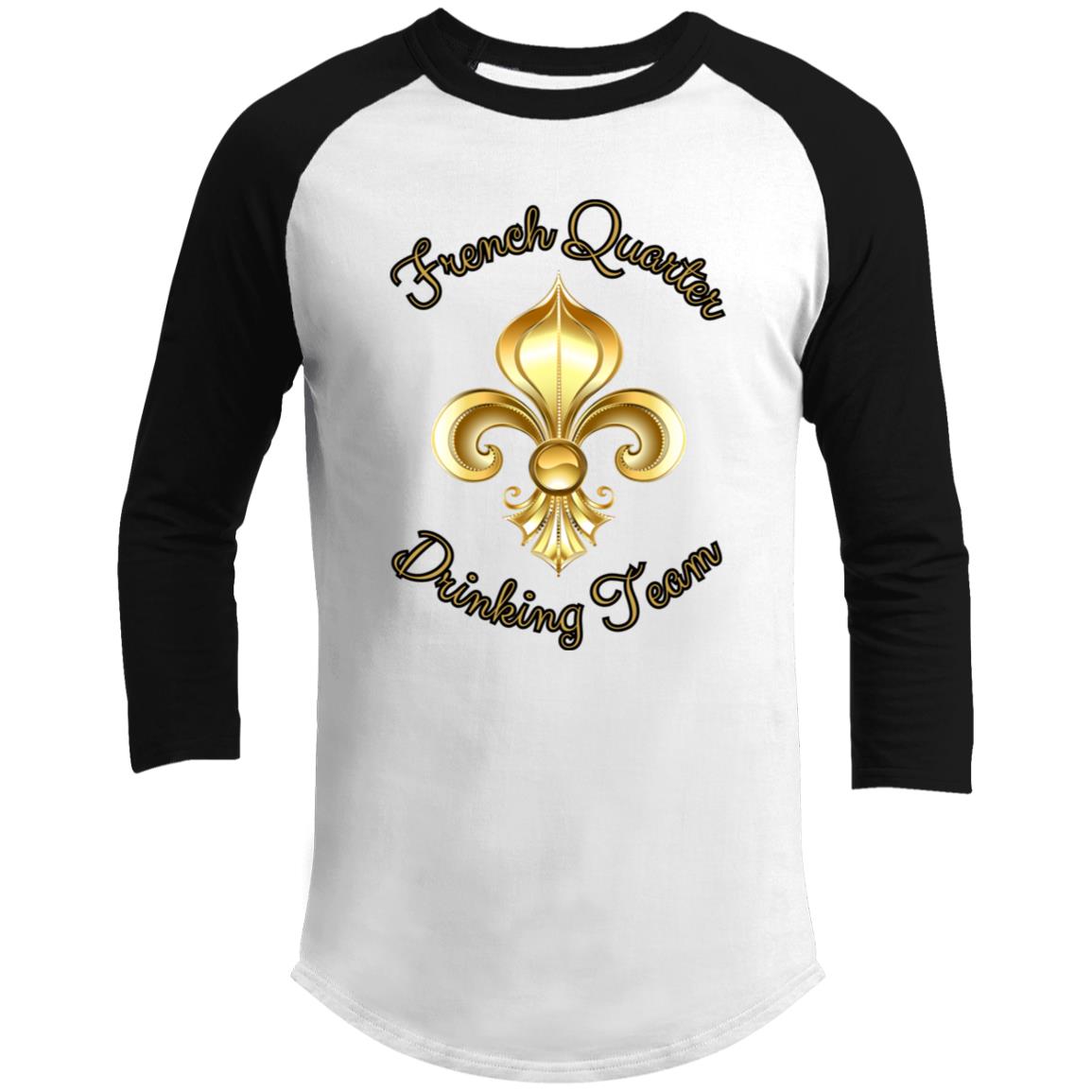 French Quarter Drinking Team, Raglan Sleeve shirt