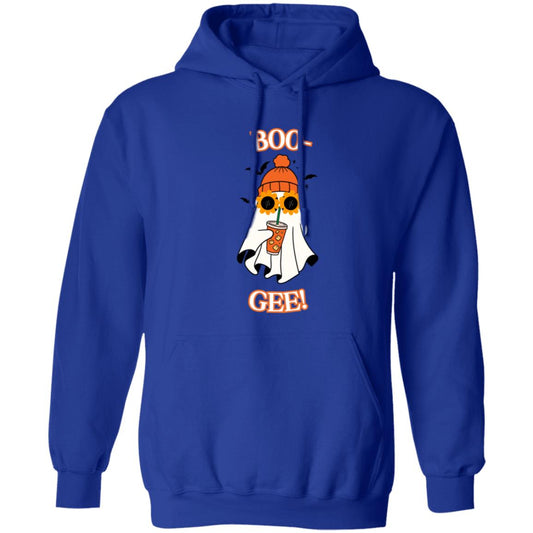 "Boo-Gee Ghost", Royal  Blue Unisex Pull Over Hoodie