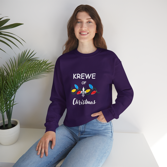 "Krewe Of Christmas" Unisex Heavy Blend™ Crewneck Sweatshirt