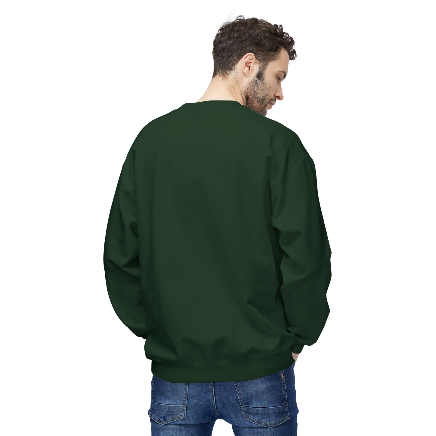 "Treat Yo'Elf" — Cute Elf Holiday Unisex Crewneck Sweatshirt