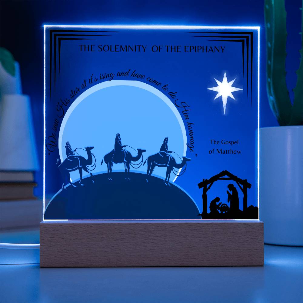 "The Solemnity Of The Epiphany", Acrylic Plaque