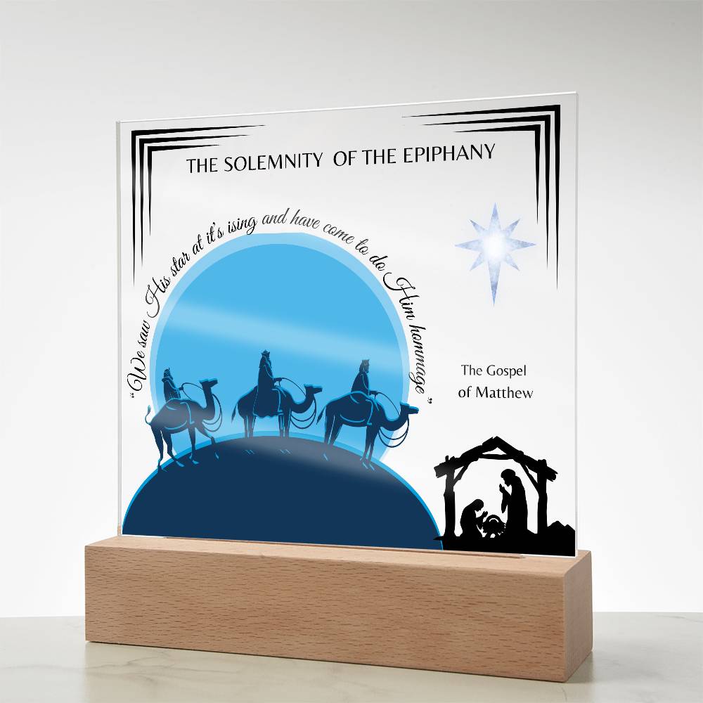 "The Solemnity Of The Epiphany", Acrylic Plaque
