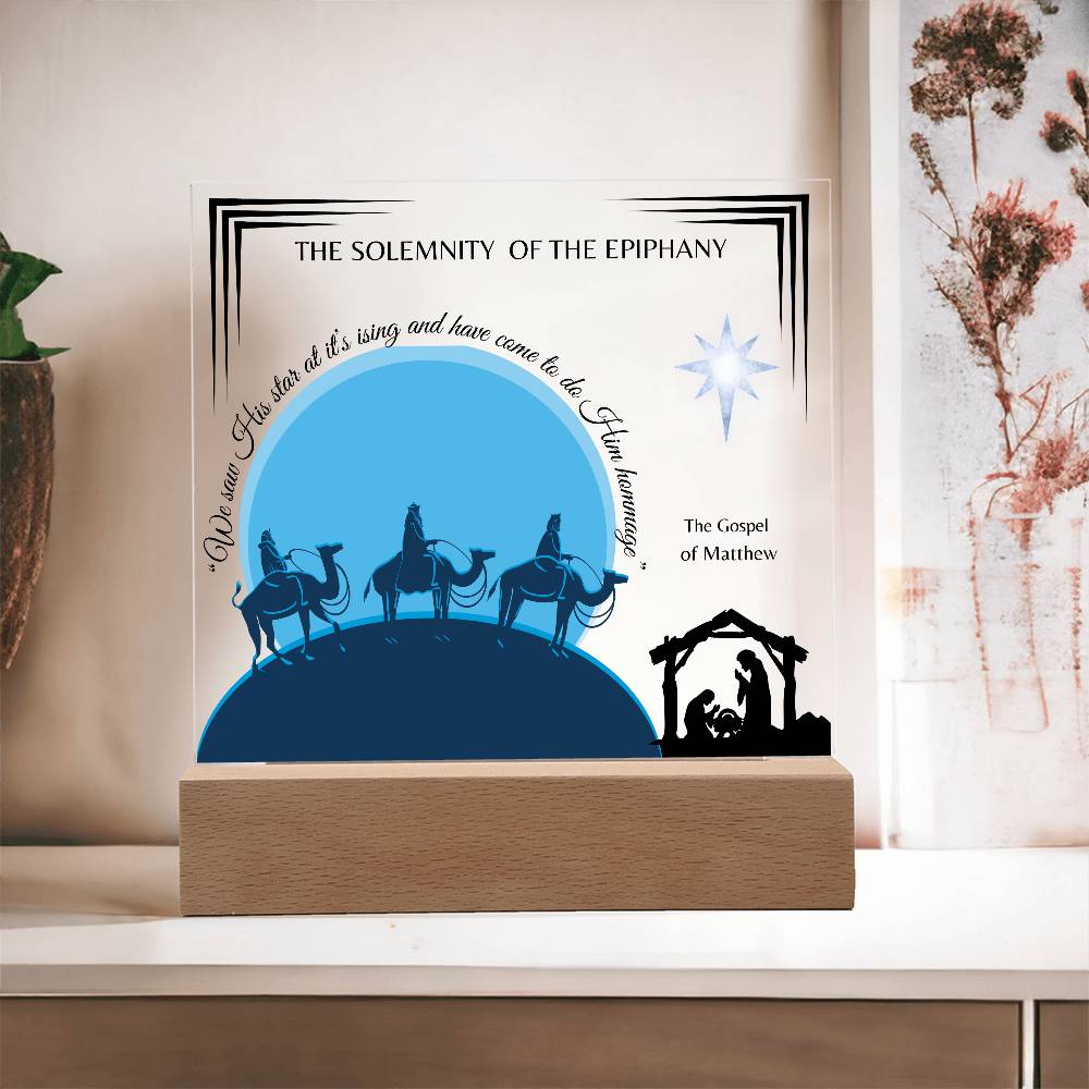 "The Solemnity Of The Epiphany", Acrylic Plaque