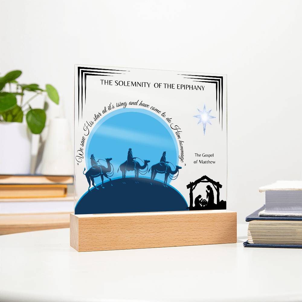 "The Solemnity Of The Epiphany", Acrylic Plaque