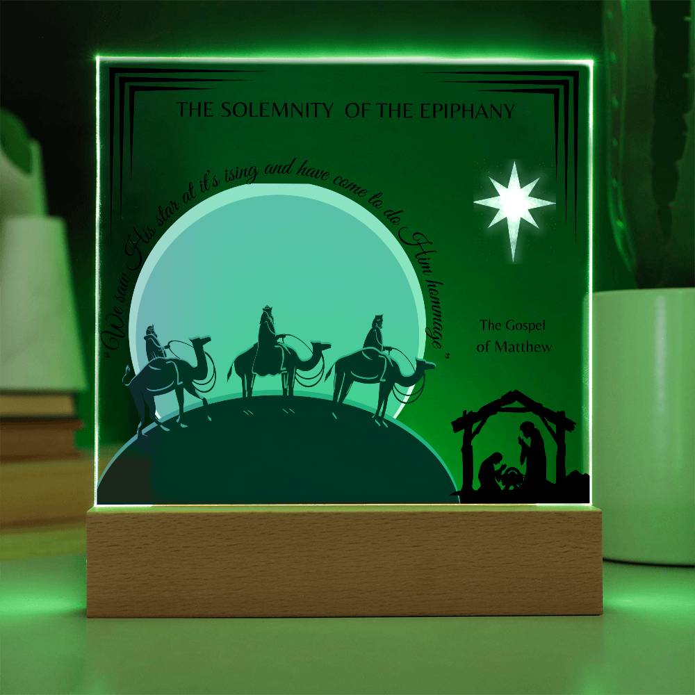 "The Solemnity Of The Epiphany", Acrylic Plaque