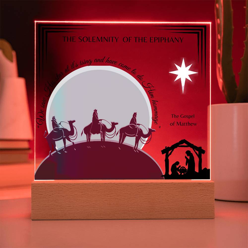 "The Solemnity Of The Epiphany", Acrylic Plaque