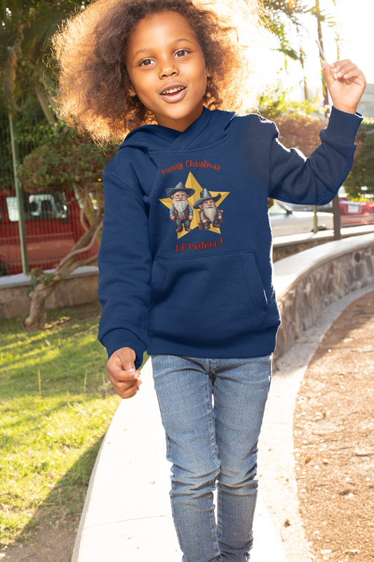 "Merry Christmas Lil Partner" Youth/Childrens Pullover Hoodie
