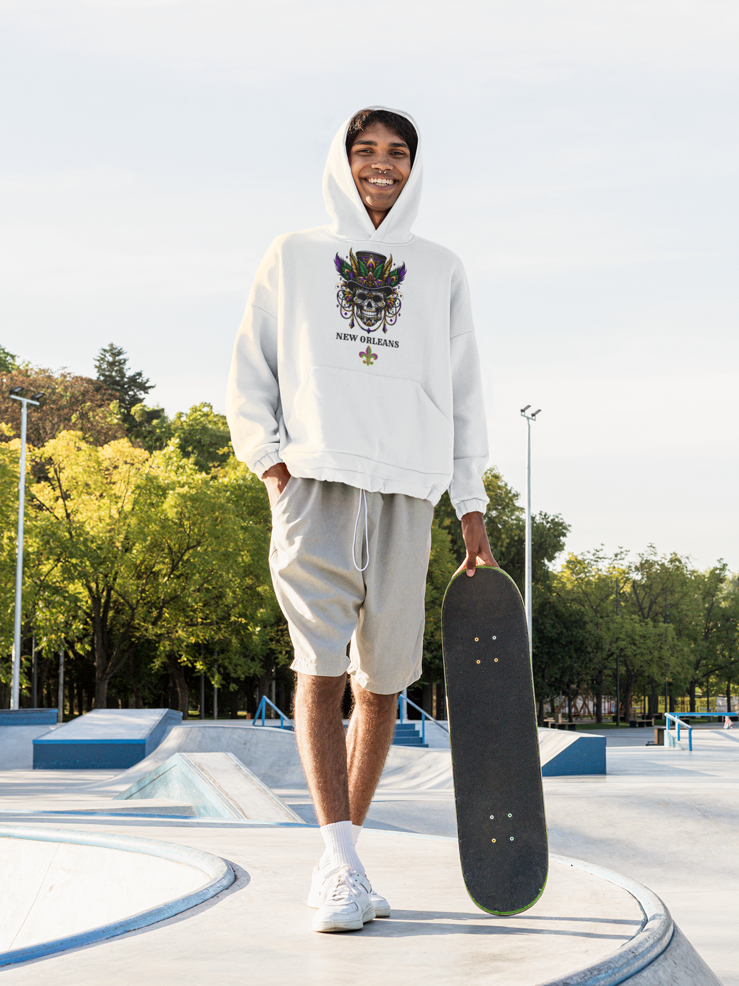 "VOODOO TOP HAT"  Youth Pullover Hoodie