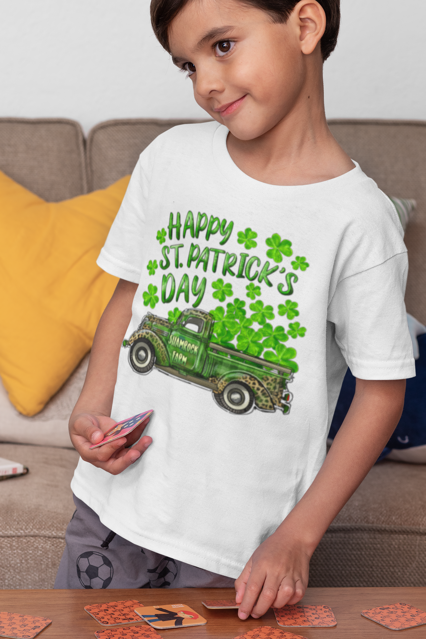 "Happy St. Patrick's Day"  Toddler T-Shirt