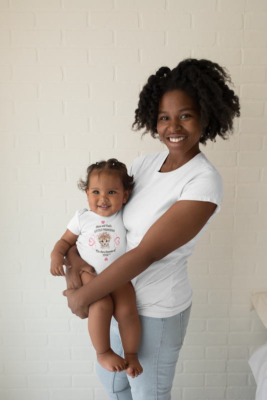 "Mom and Dad's Little Princess", Infant Jersey Bodysuit